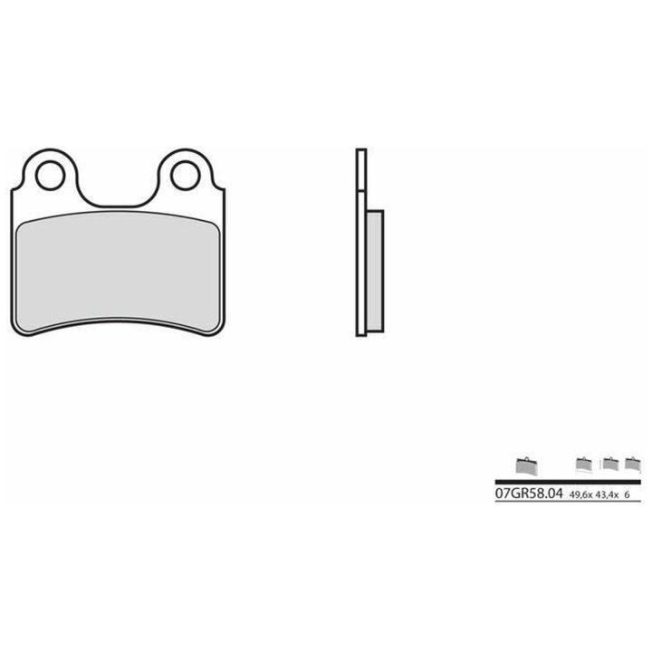 Bromsbelägg Kolkeramik Brembo – bild 2