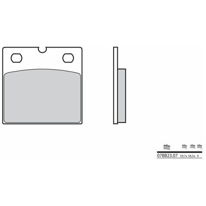 Bromsbelägg Kolkeramik Brembo – bild 2