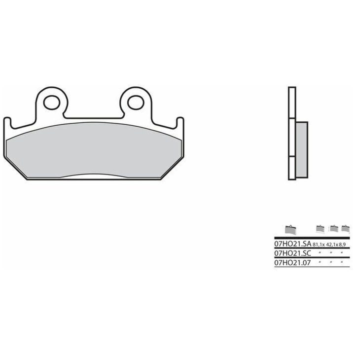 Bromsbelägg Kolkeramik Brembo – bild 2