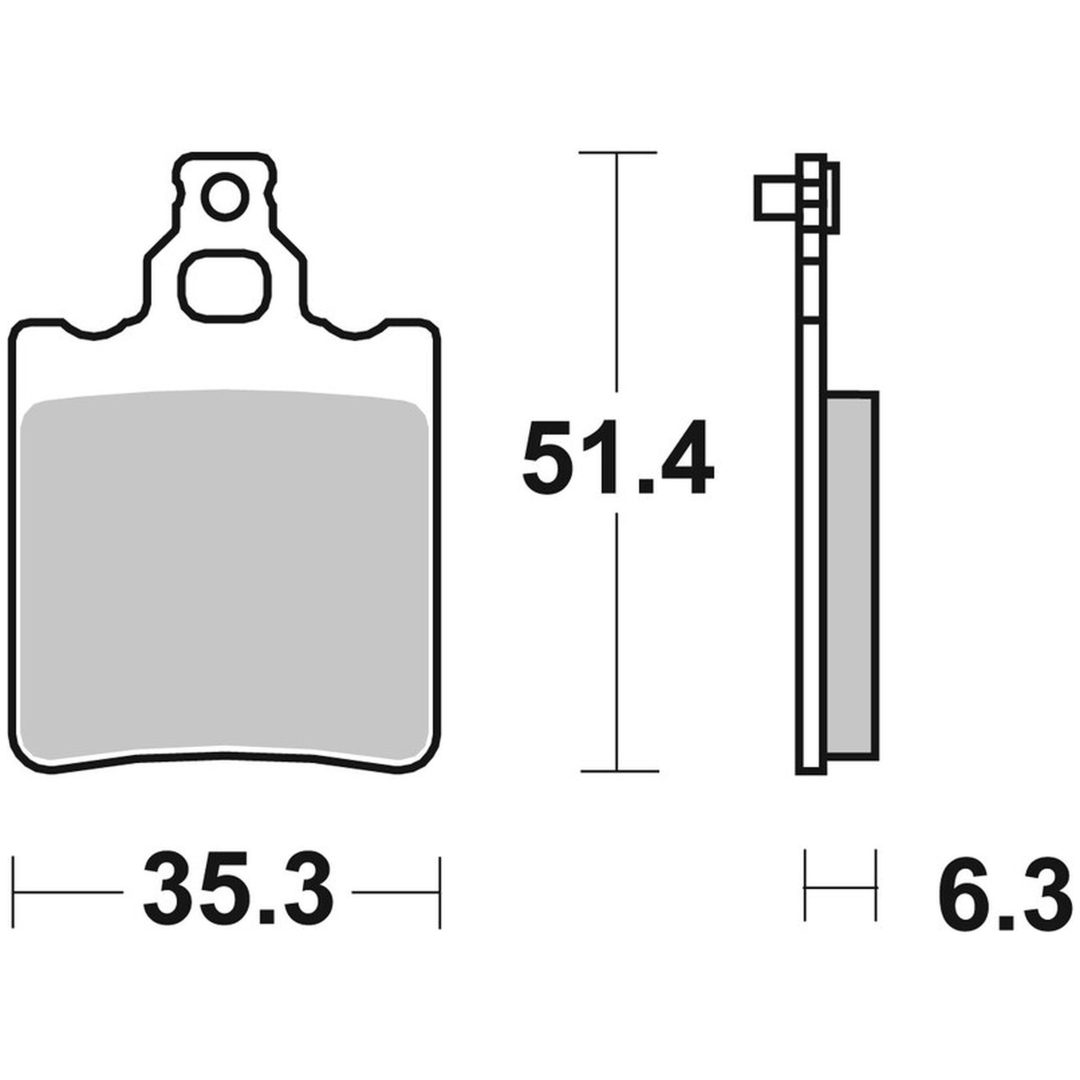 Bromsbelägg Kolkeramik Brembo
