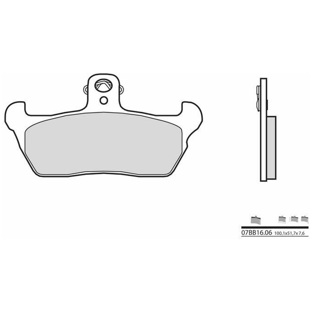 Bromsbelägg Kolkeramik Brembo – bild 2