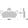 Bromsbelägg Kolkeramik Brembo – miniatyr 1