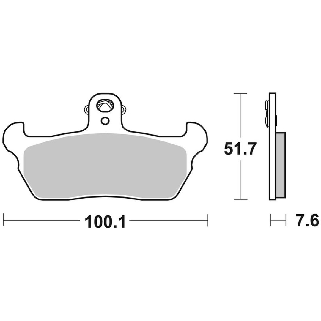 Bromsbelägg Kolkeramik Brembo