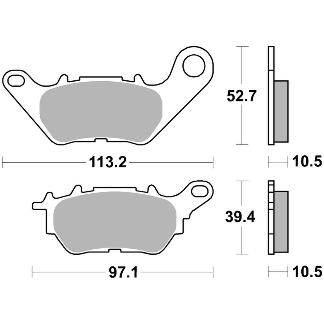Bromsbelägg Kolkeramik Brembo