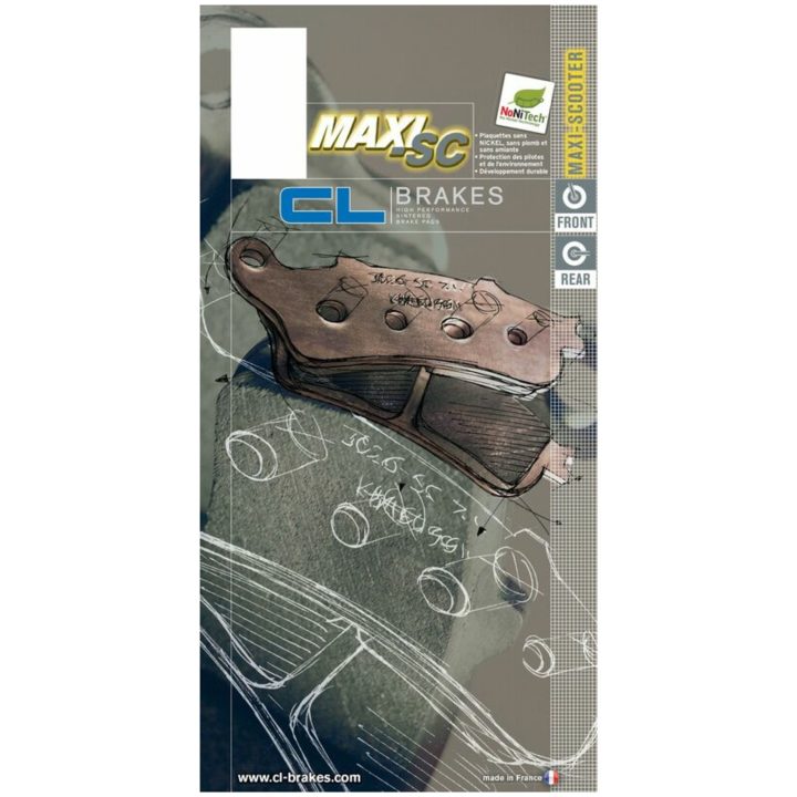 Bromsbelägg Maxi Scooter Sintrade CL BRAKES – bild 4