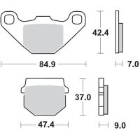 Bromsbelägg MOTO-MASTER