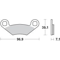 Bromsbelägg MOTO-MASTER