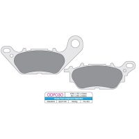 Bromsbelägg ODP Street DP BRAKES