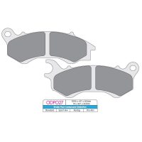 Bromsbelägg ODP Street Fram DP BRAKES
