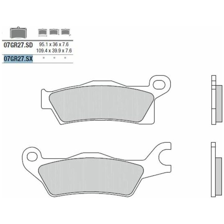 Bromsbelägg Off-Road Sintrade BREMBO – bild 2