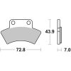 Bromsbelägg Off-Road Sintrade BREMBO – miniatyr 1