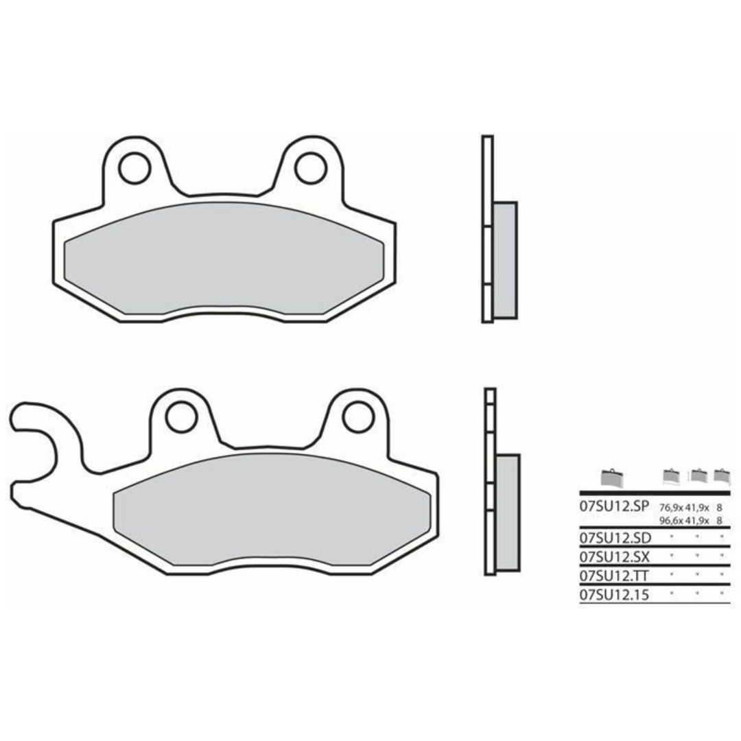 Bromsbelägg Off-Road Sintrade BREMBO