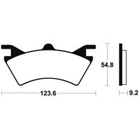 Bromsbelägg Racing MX/ATV Sintrade TECNIUM