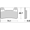 Bromsbelägg RC Carbon Ceramic Racing Upgrade Line BREMBO – miniatyr 3