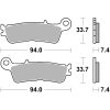 Bromsbelägg -Road Sintrade BREMBO – miniatyr 1