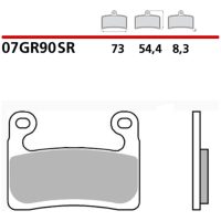 Bromsbelägg Road/Sport Sintrad Metall Brembo