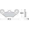Bromsbelägg Rst Sintrade SBS Bromsbelägg – miniatyr 2