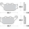 Bromsbelägg Rst Sintrade SBS Bromsbelägg – miniatyr 5