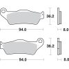 Bromsbelägg Rst Sintrade SBS Bromsbelägg – miniatyr 2
