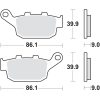 Bromsbelägg Rst Sintrade SBS Bromsbelägg – miniatyr 3