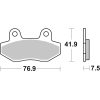 Bromsbelägg Rst Sintrade SBS Bromsbelägg – miniatyr 2