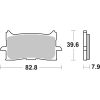 Bromsbelägg Rst Sintrade SBS Bromsbelägg – miniatyr 2