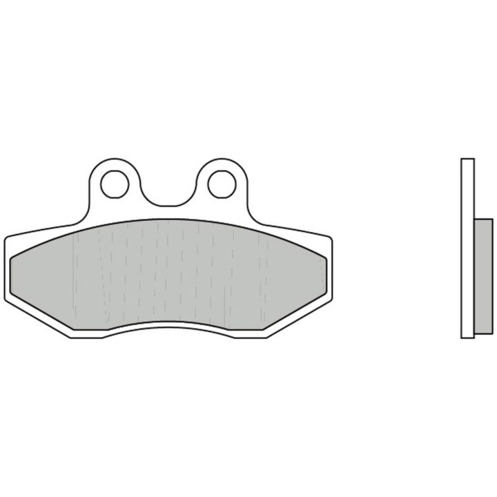 Bromsbelägg Scooter Kolkeramik Brembo Natural – bild 3