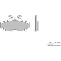 Bromsbelägg Scooter Kolkeramik Brembo