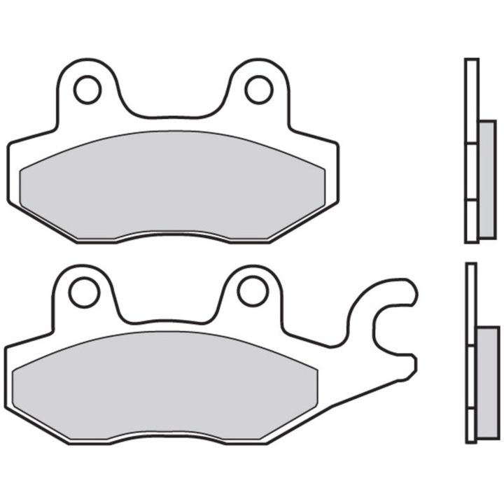 Bromsbelägg Scooter Kolkeramik Brembo Natural – bild 3