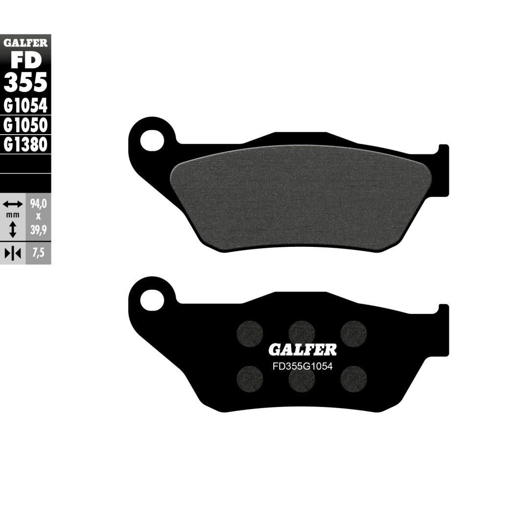 Bromsbelägg Semi-metallic GALFER