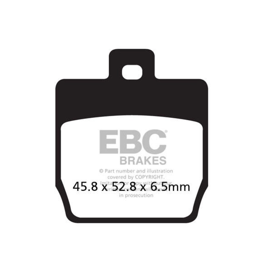 Bromsbelägg SFA-HH EBC Brown