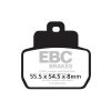 Bromsbelägg SFA-HH EBC Brown – miniatyr 1