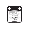 Bromsbelägg SFA-HH Street EBC Brown – miniatyr 1