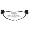 Bromsbelägg SFA-HH Street EBC Brown – miniatyr 1