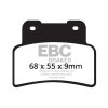 Bromsbelägg SFA-HH Street EBC Brown – miniatyr 1