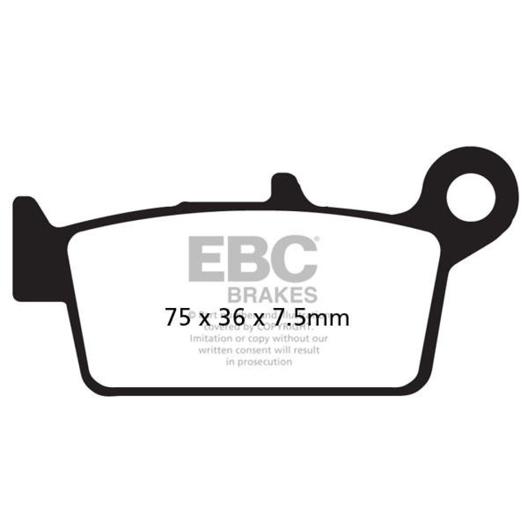 Bromsbelägg SFA Street EBC Grå
