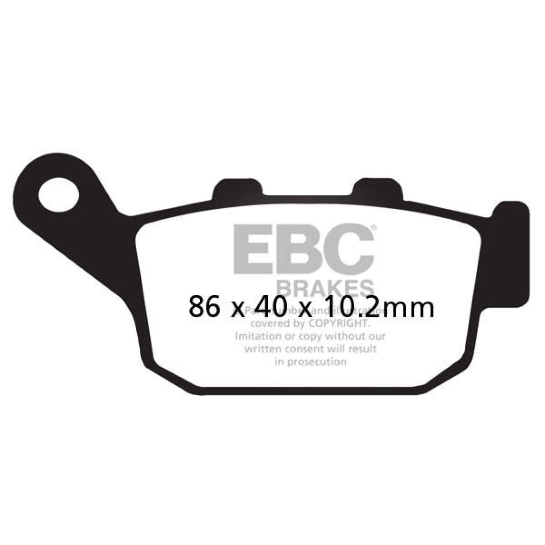 Bromsbelägg SFA Street EBC Grå