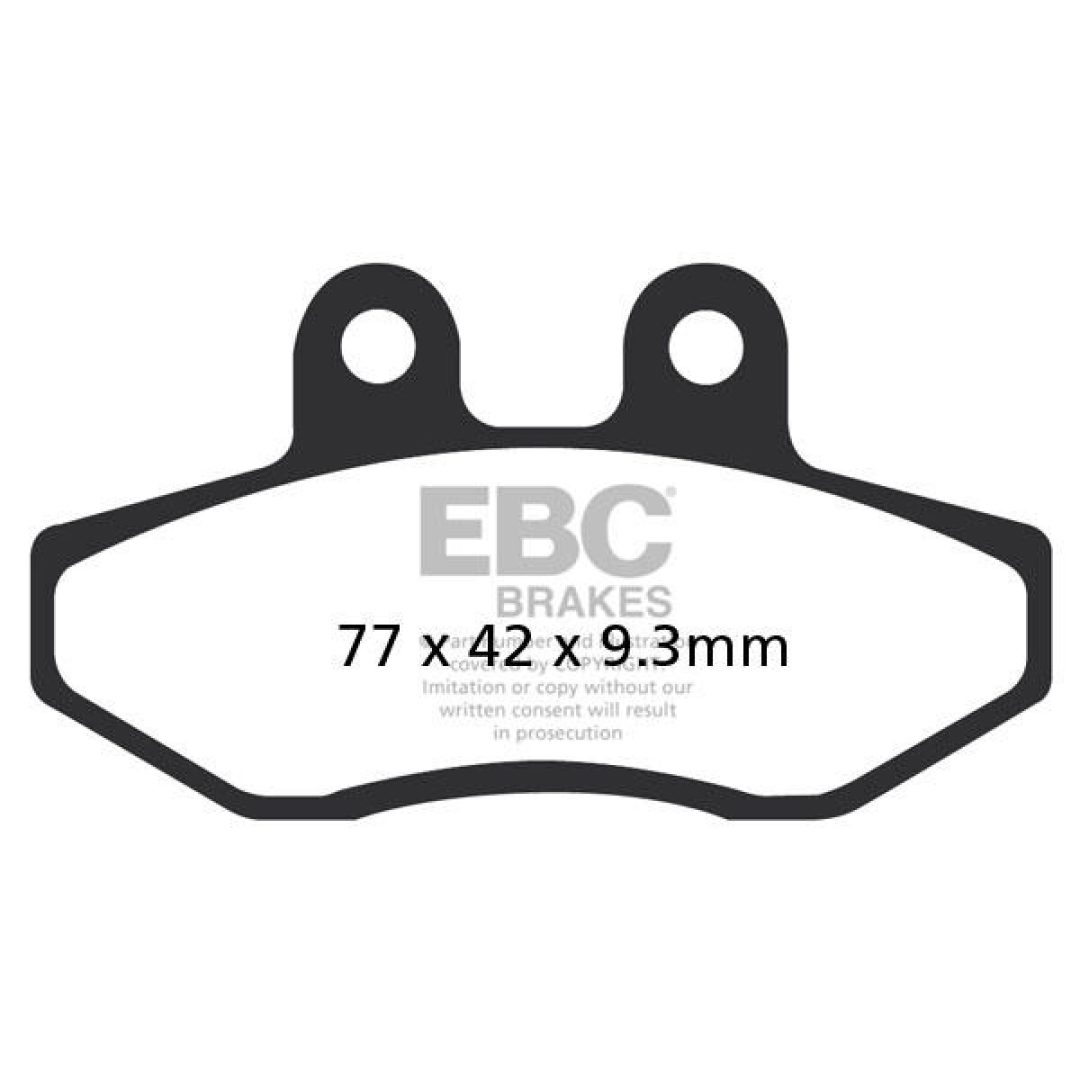Bromsbelägg SFA Street EBC Grå