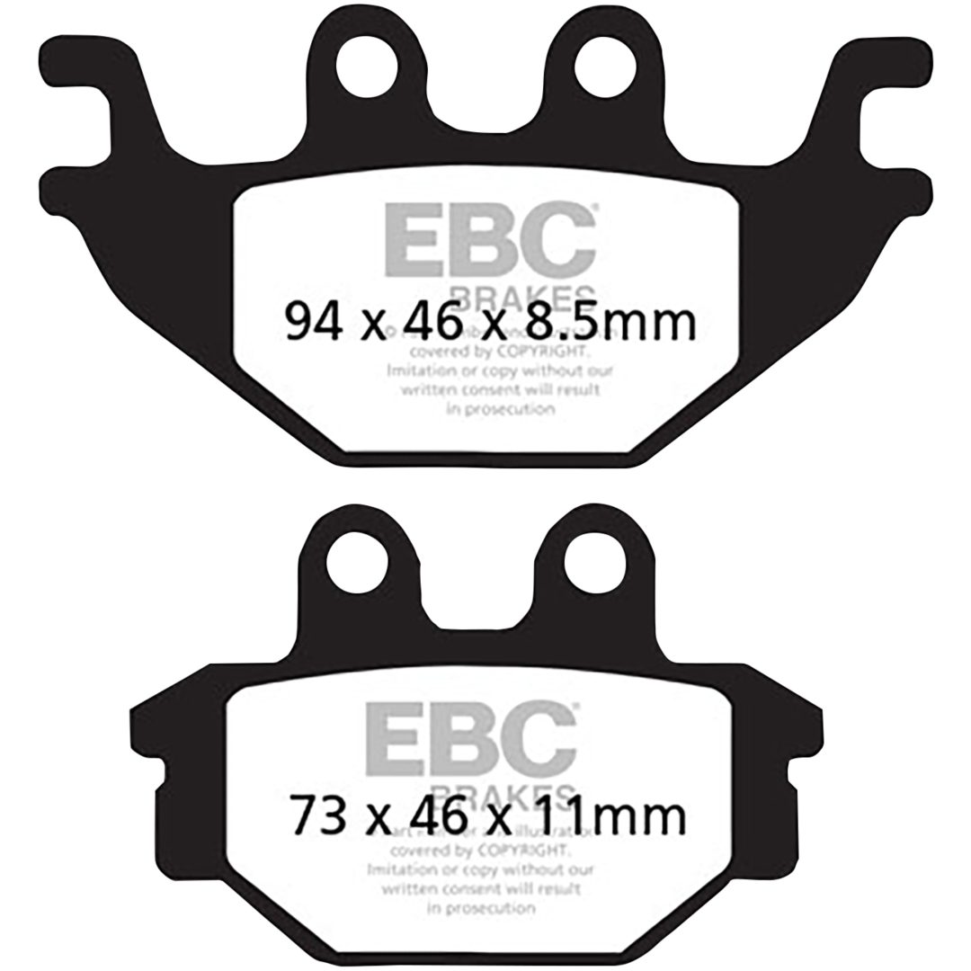 Bromsbelägg Sfac Carbon Series Street EBC Bromsbelägg