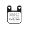 Bromsbelägg SFAC Street EBC BRAKE PAD CARBON SCOOTER – miniatyr 1