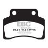 Bromsbelägg SFAC Street EBC BRAKE PAD CARBON SCOOTER – miniatyr 1