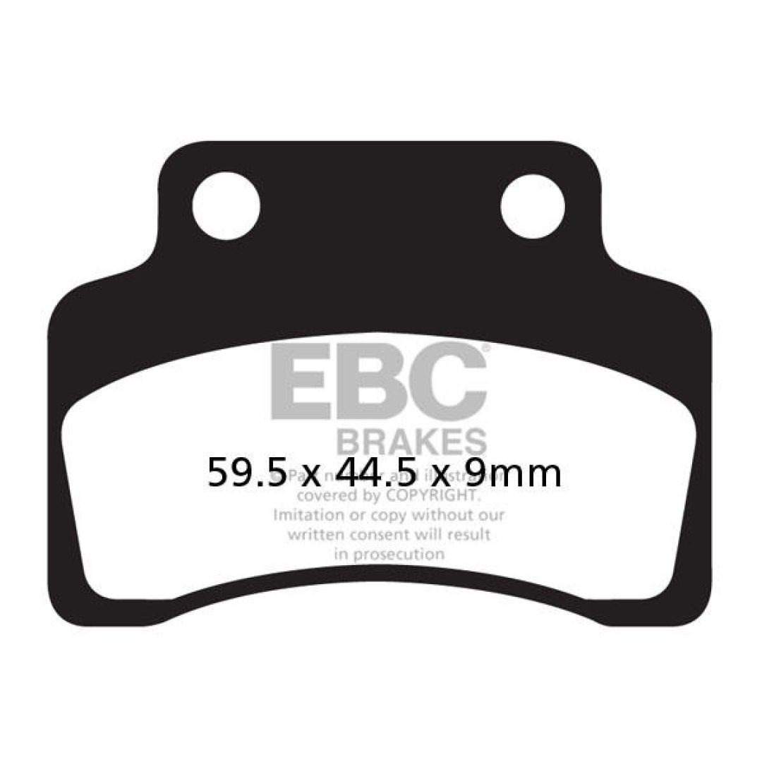 Bromsbelägg SFAC Street EBC BRAKE PAD CARBON SCOOTER