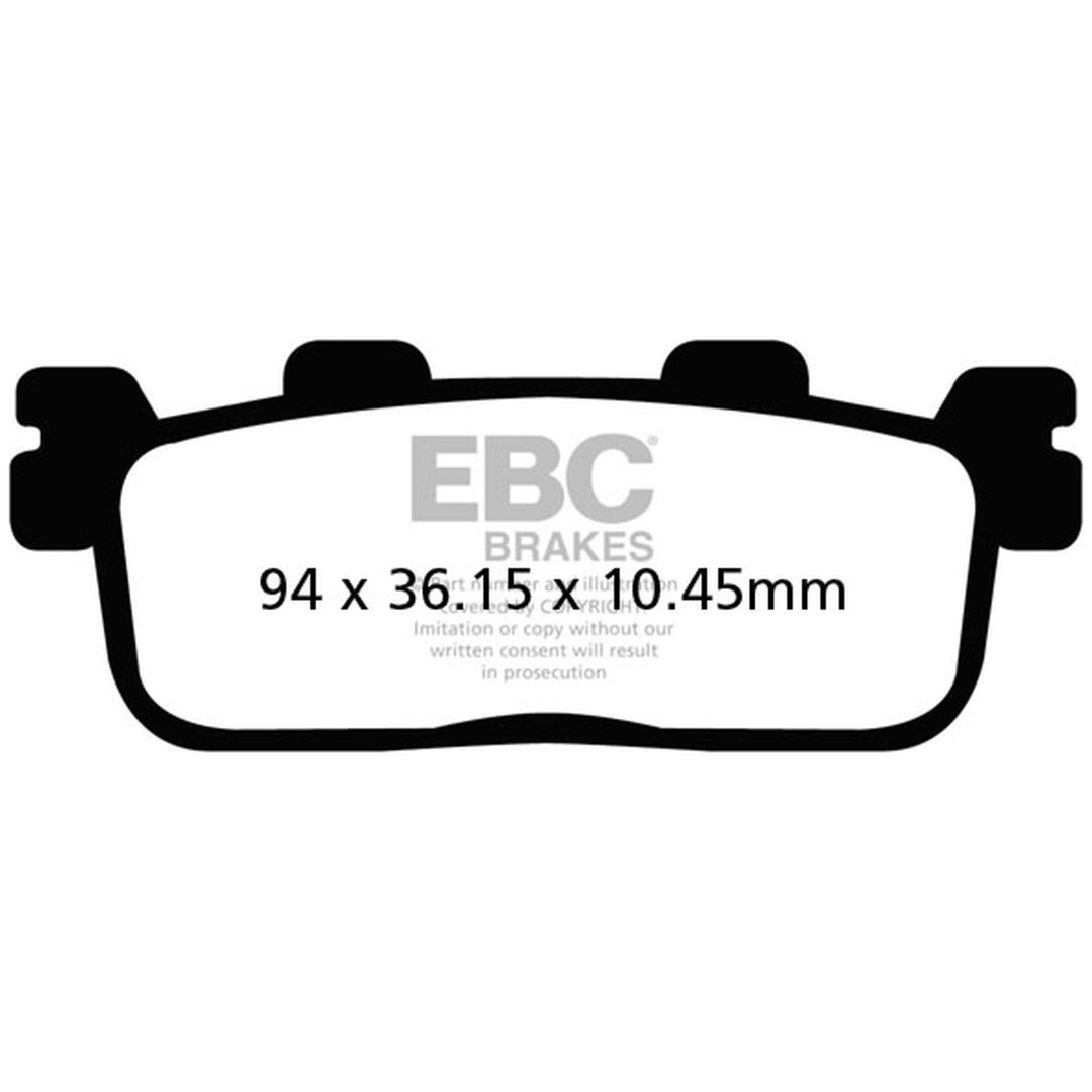 Bromsbelägg SFAC Street EBC Bromsbelägg