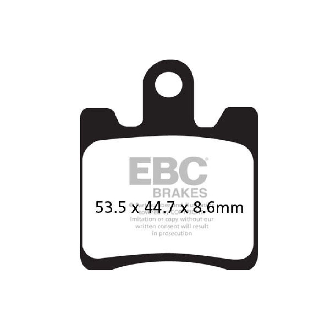 Bromsbelägg SFAC Street EBC Svart