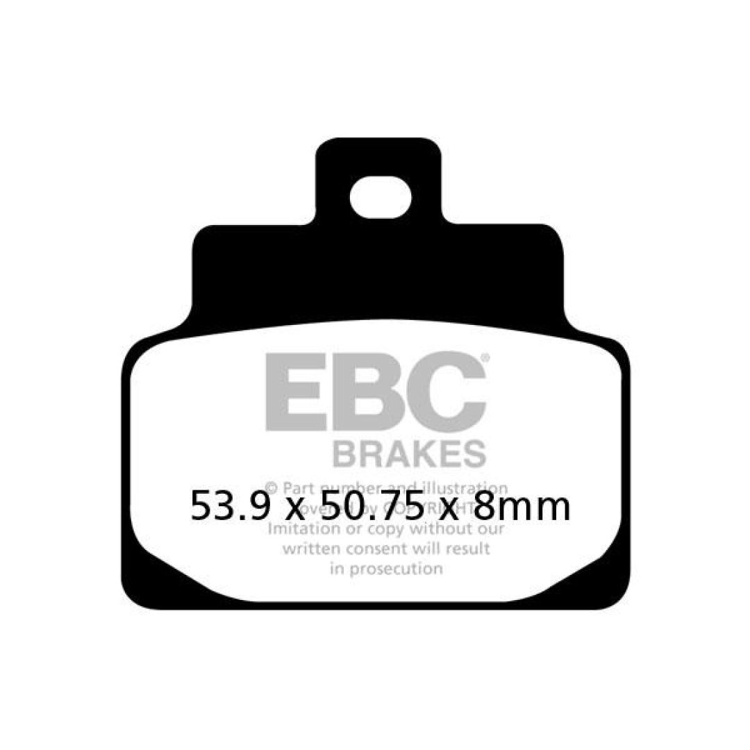 Bromsbelägg SFAC Street EBC Svart
