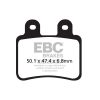 Bromsbelägg SFAC Street EBC Svart – miniatyr 1