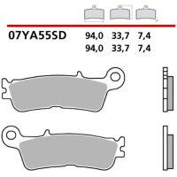 Bromsbelägg Sinter BREMBO