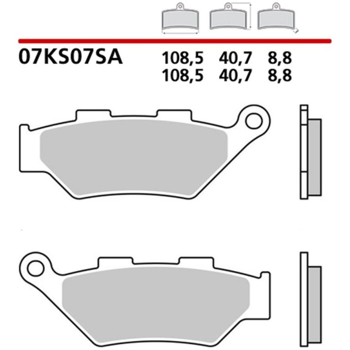 Bromsbelägg Sinter BREMBO – bild 2