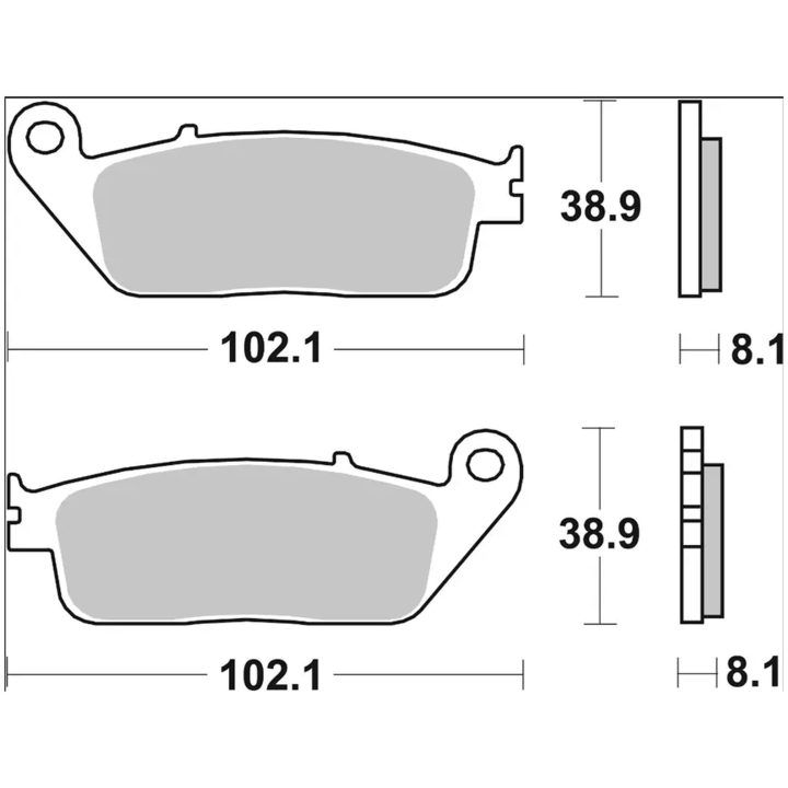 Bromsbelägg Sinter LA Prime Line BREMBO – bild 2