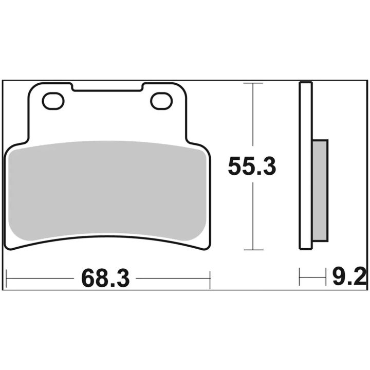 Bromsbelägg Sinter LA Prime Line BREMBO – bild 2
